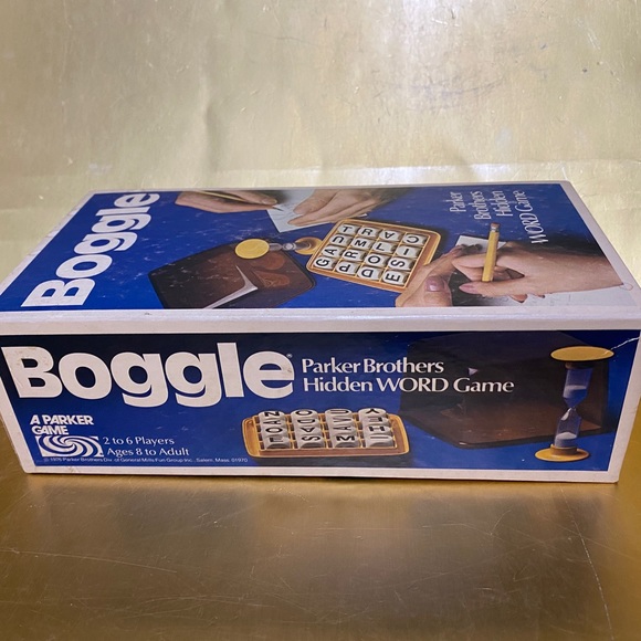 PARKER BROTHERS VTG 1976 BOGGLE FUN HIDDEN WORD COLLECTIBLE GAME COMPLETE - Picture 10 of 13